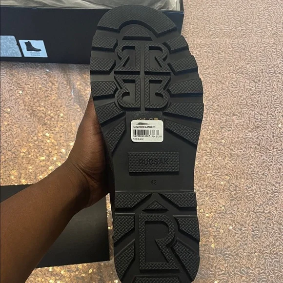 Men RUDSAK Black High-Top Boots - Picture 7 of 10